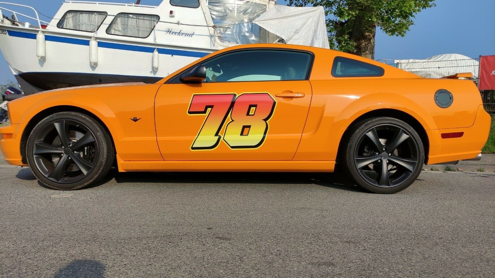 Racin Car Numbers Side Swipe Vinyl Decals Street Stock, Modified, Late Model