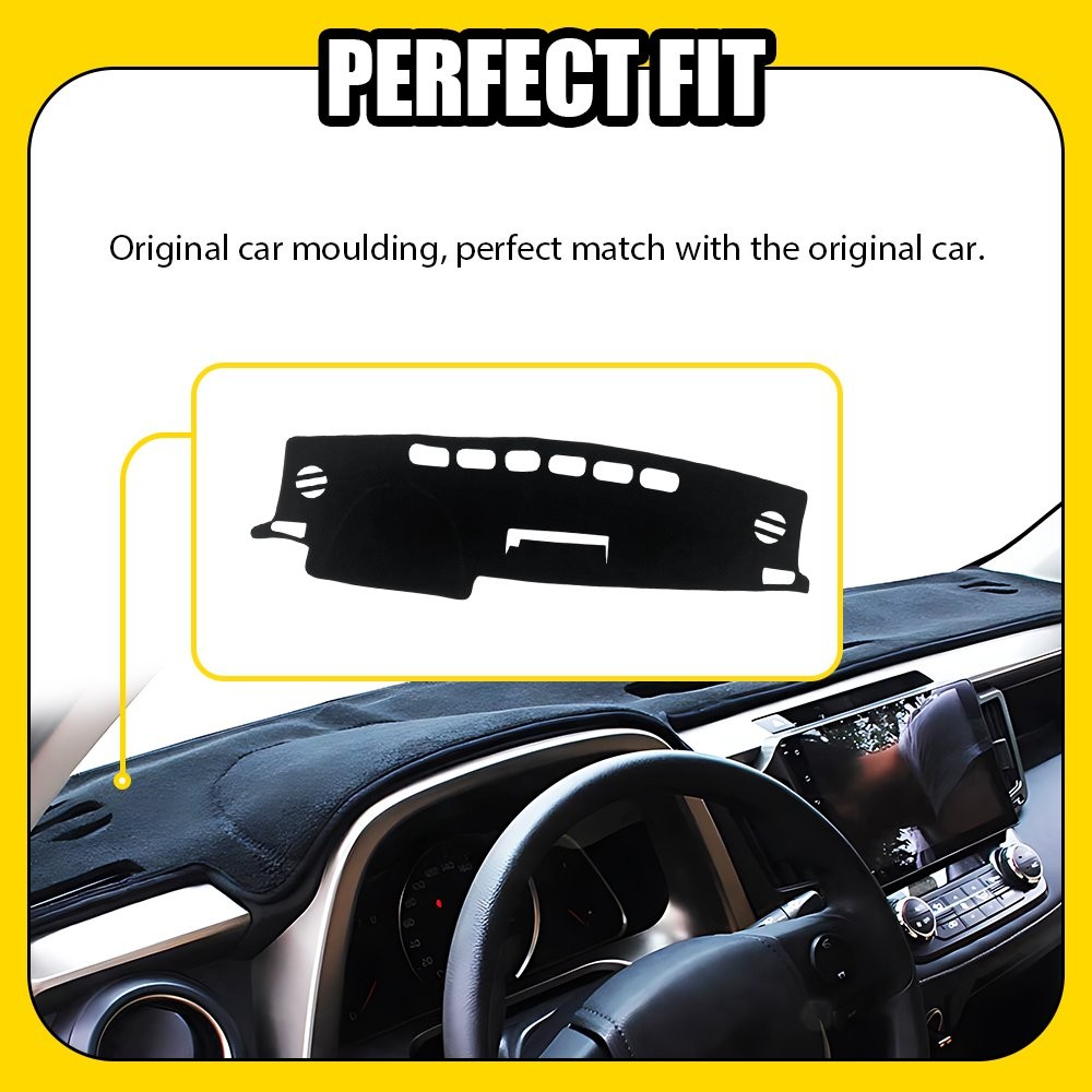 Car Dashboard Cover Mat Pad For Toyota RAV4 2013-2018 Sunshield Non-slip 1-5X