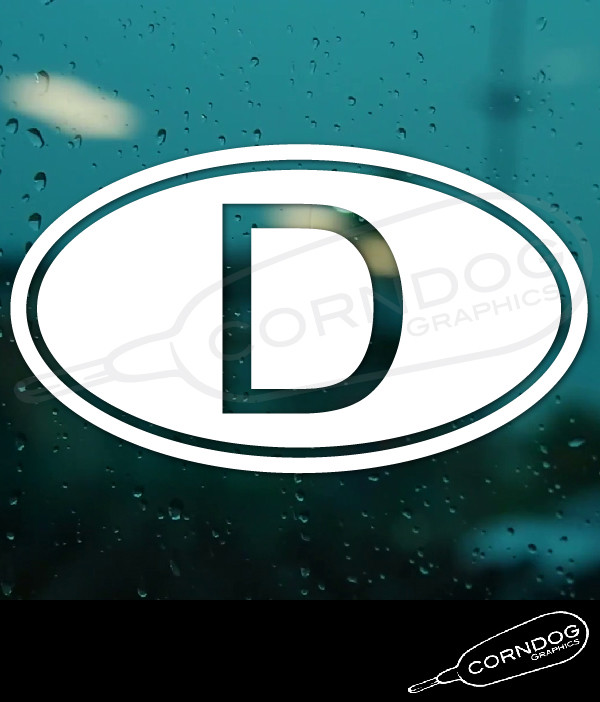 Deutschland VINYL STICKER DECAL GERMANY AIRCOOLED BENZ BMW GERMAN