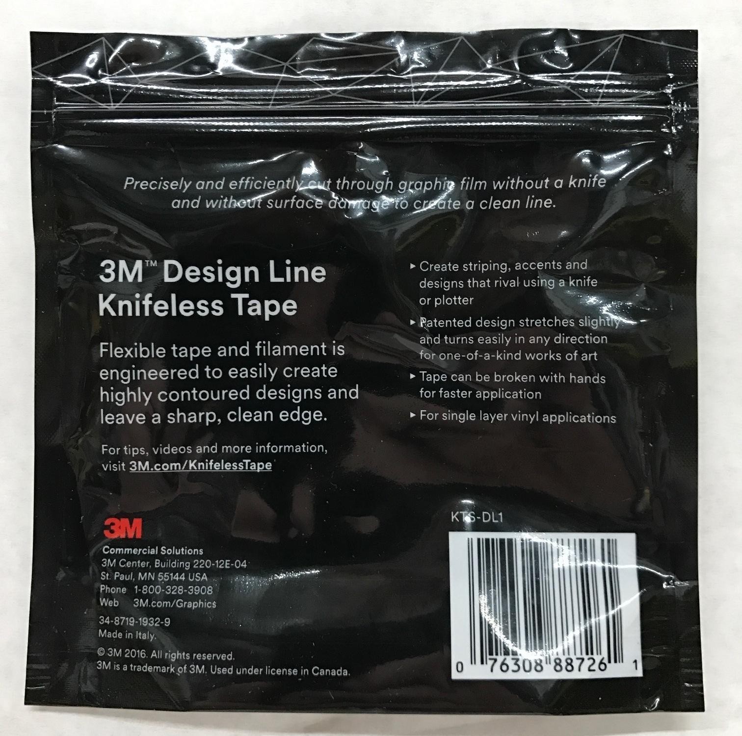 1 roll 3M Design Line Knifless Graphics Tape 1/8”X50 Meter – 3M Brand!