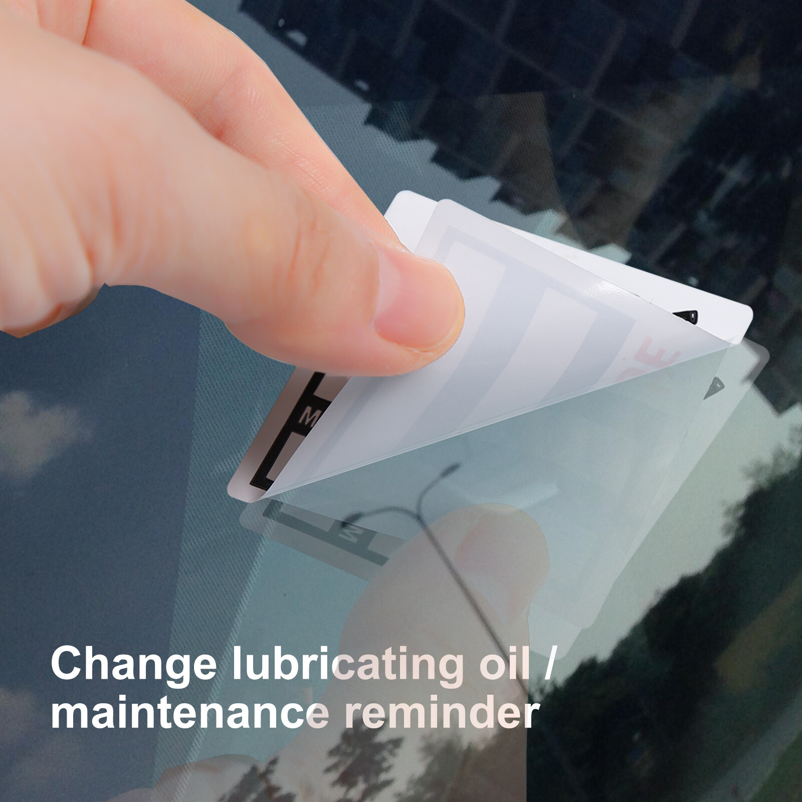600PCS 2″ X 2″Car Oil Change Next Service Due Reminder Sticker Perforation Line