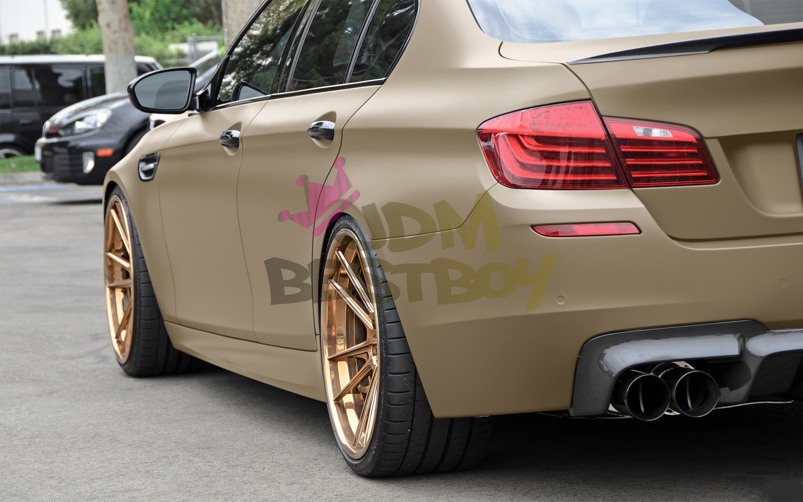 Matte Metallic Twilight Gold TPU PPF Paint Protection Film Dry Wet Vinyl Wrap