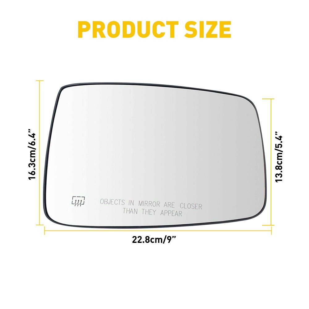 1/2Set For Ram 1500 2500 Dodge Mirror Passenger Glass Driver Left Right Side EKK