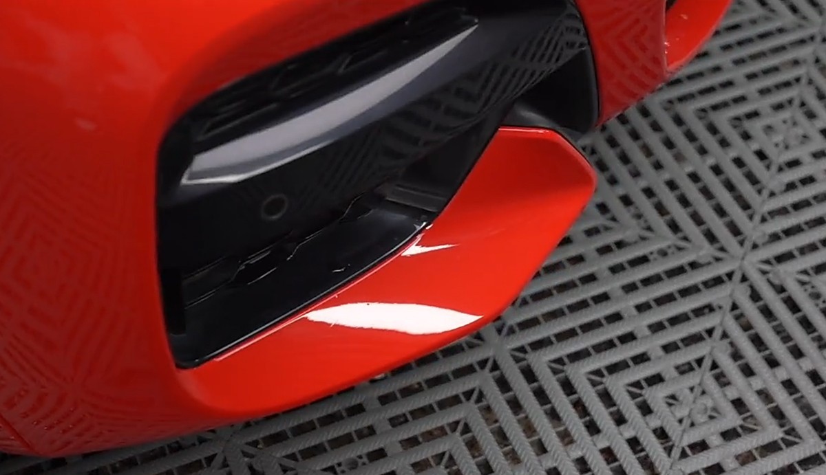 12″x60″ Ultra Gloss PET Liner Ferrari Red Car Vinyl Wrap Air Release 1FT x 5FT