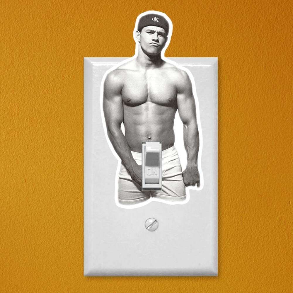 2 PACK – MARKY MARK LIGHT SWITCH Sticker Decal Humor GIFT Funny VG0039