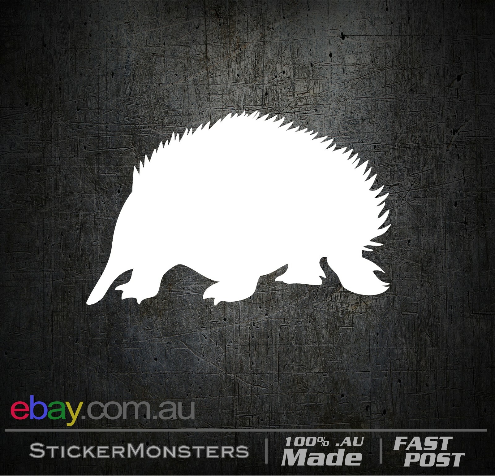 CUTE AUSTRALIA ECHIDNA Sticker 130mmW Animal Car Laptop Van Trailer Camper van