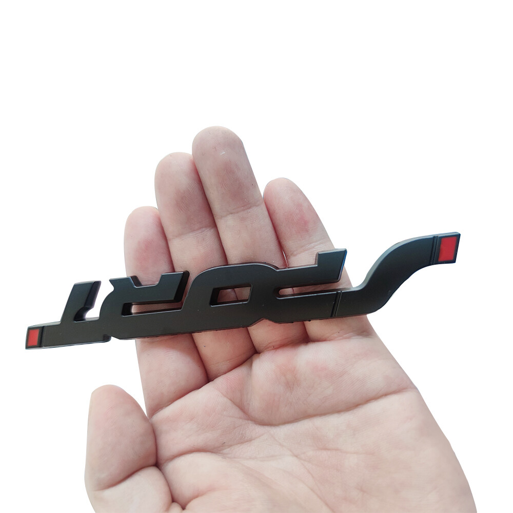 Car Trunk Racing Sport Logo Emblem Badge Decal Metal 3D Chrome Styling Sticker