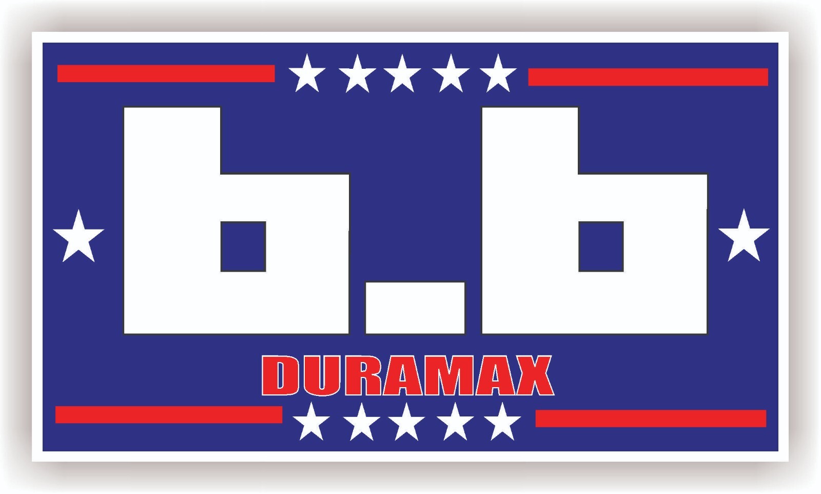 Dirtymax Duramax Decal Sticker Turbo Diesel Truck 6.6 3.0 Crew Cab USA Funny