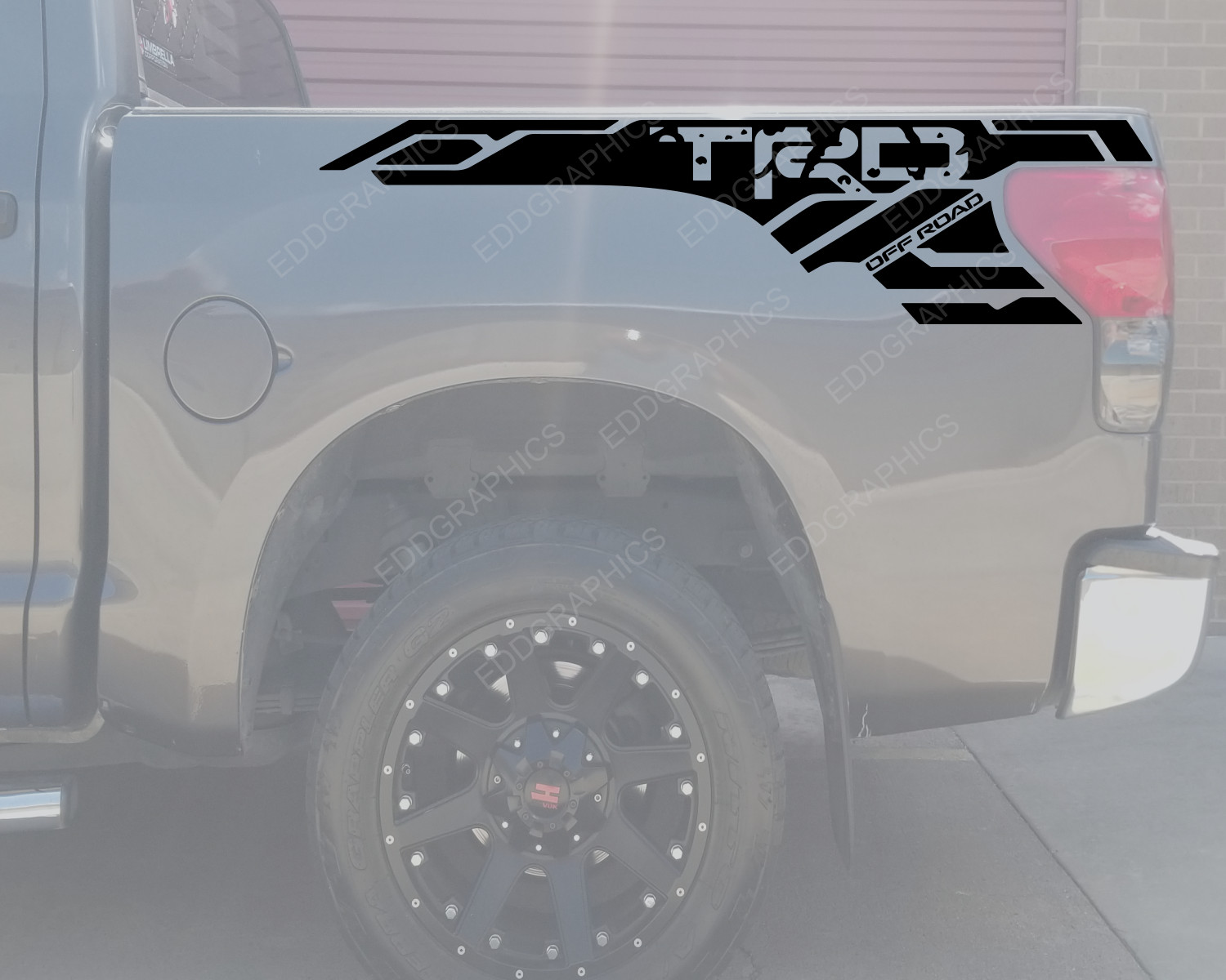 TRD*OF ROAD* Tundra Sticker FOR * 2007 to 2013 *BED SIDE STRIPES DECAL SET