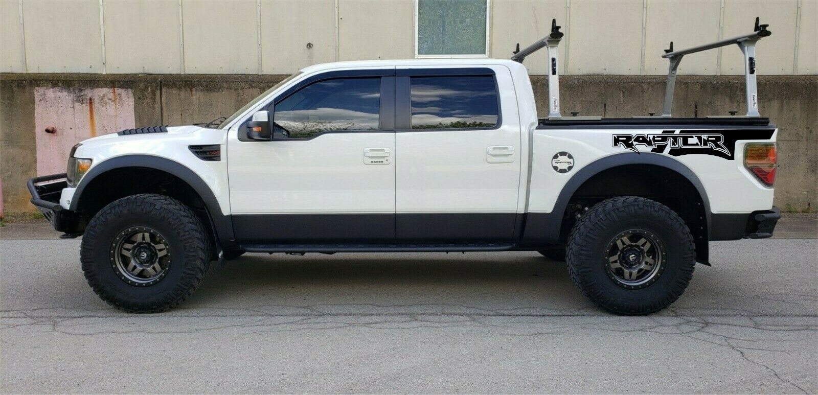 Fits Ford Raptor SVT F150 Bedside Vinyl Graphics Decals Carbon Fiber