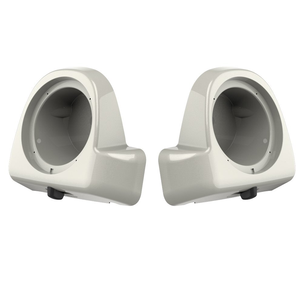 Bonneville Salt Pearl 6.5 inch Speaker Pods Lower Fairings Fits 14+ Harley