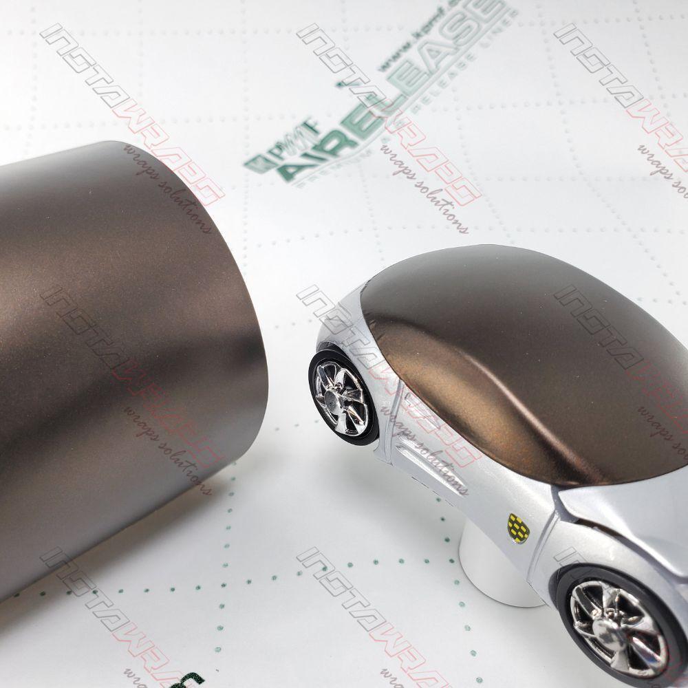 KPMF K75400 Matte Java Brown Metallic Vinyl Car Wrap | K75543