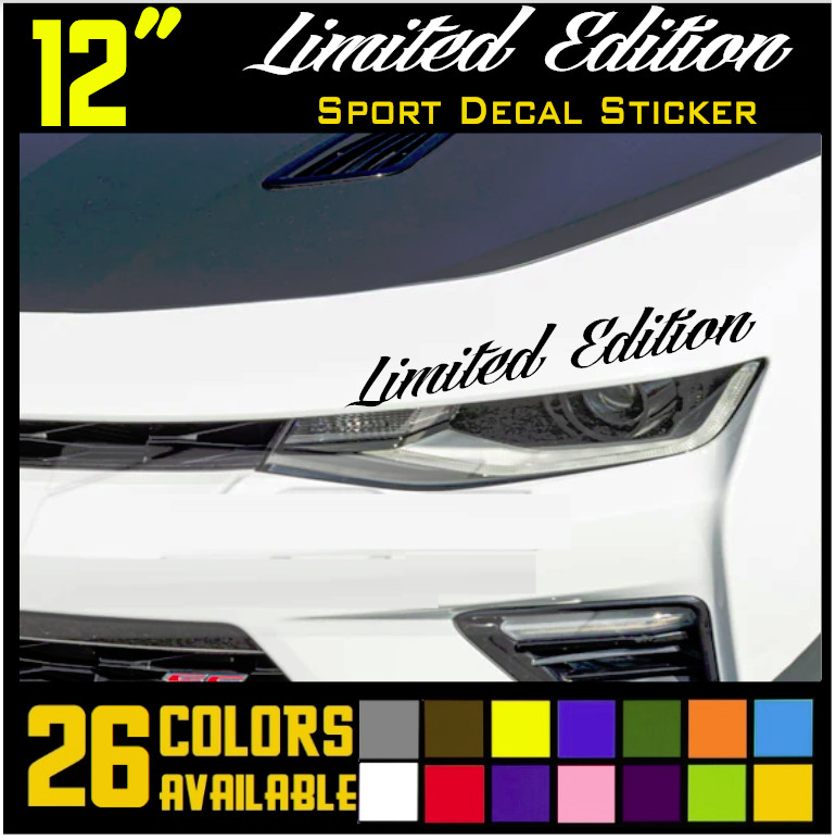 LIMITED EDITION Decal Sticker Racing Performance Sport Car Truck Emblem logo [3]