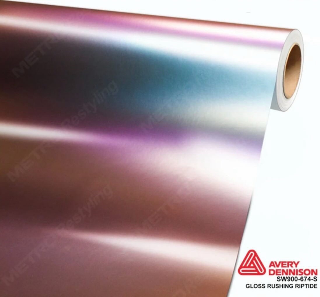 Avery Dennison SW900 Colorflow Gloss Rushing Riptide Vinyl Wrap | 5ft x 75ft