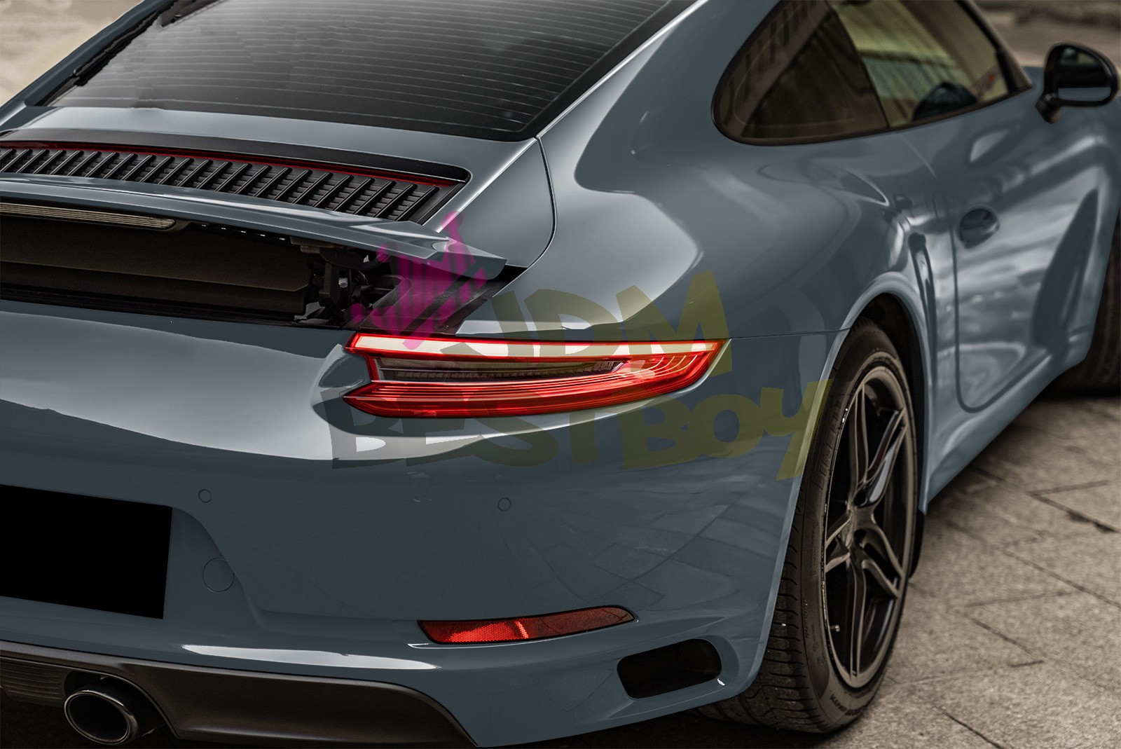 1FTx5FT PPF Paint Protection Film Gloss Midnight Gray Invisible Scratches Shield