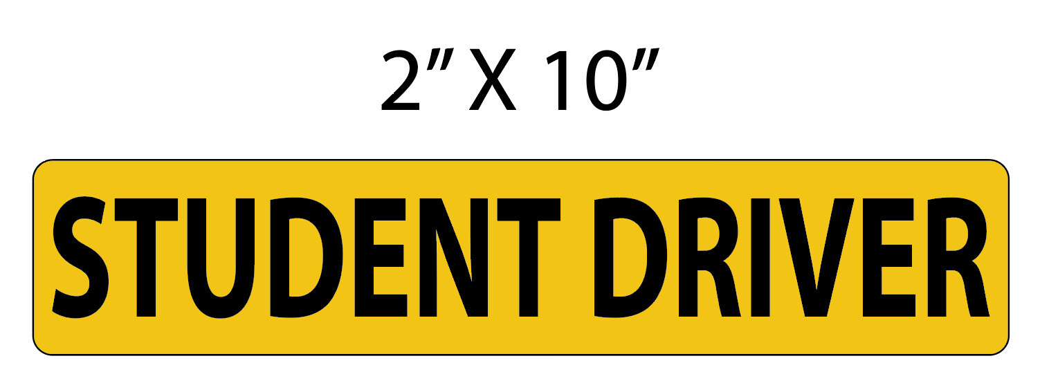 Student Driver Magnet