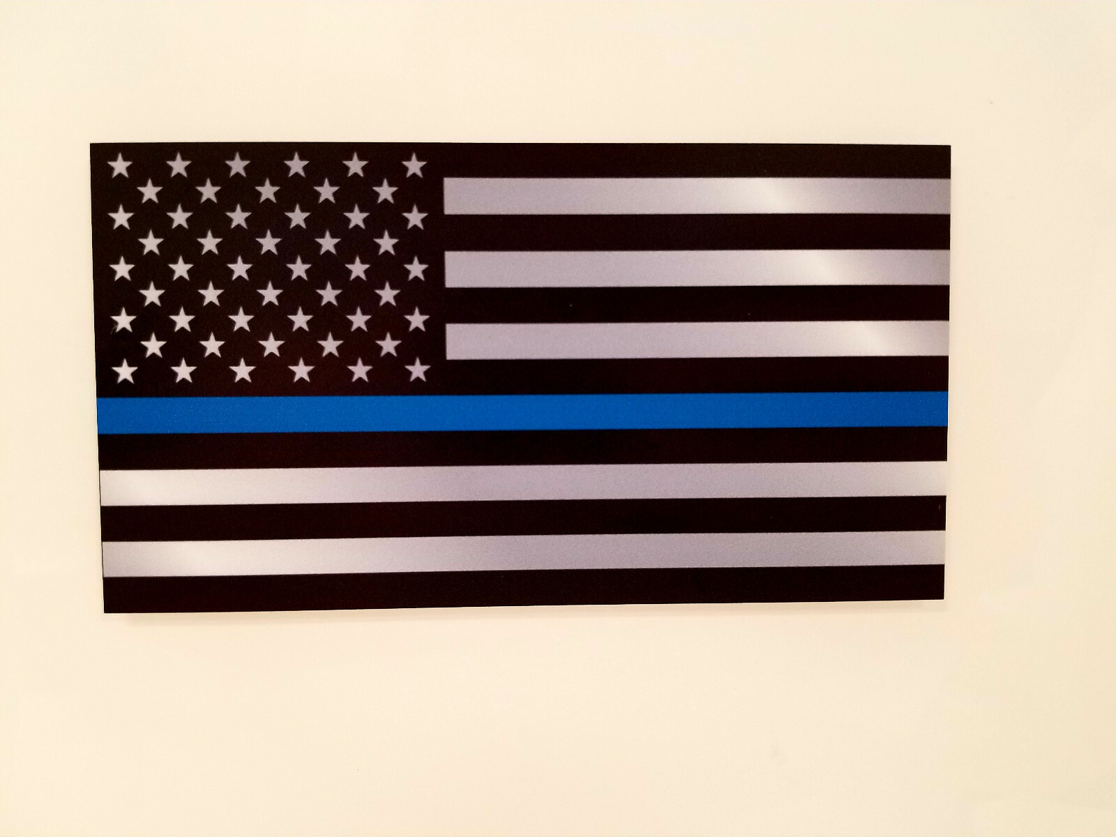 3 Thin Blue Line American Flag Decal Sticker Cop Truck Car Window Police Officer