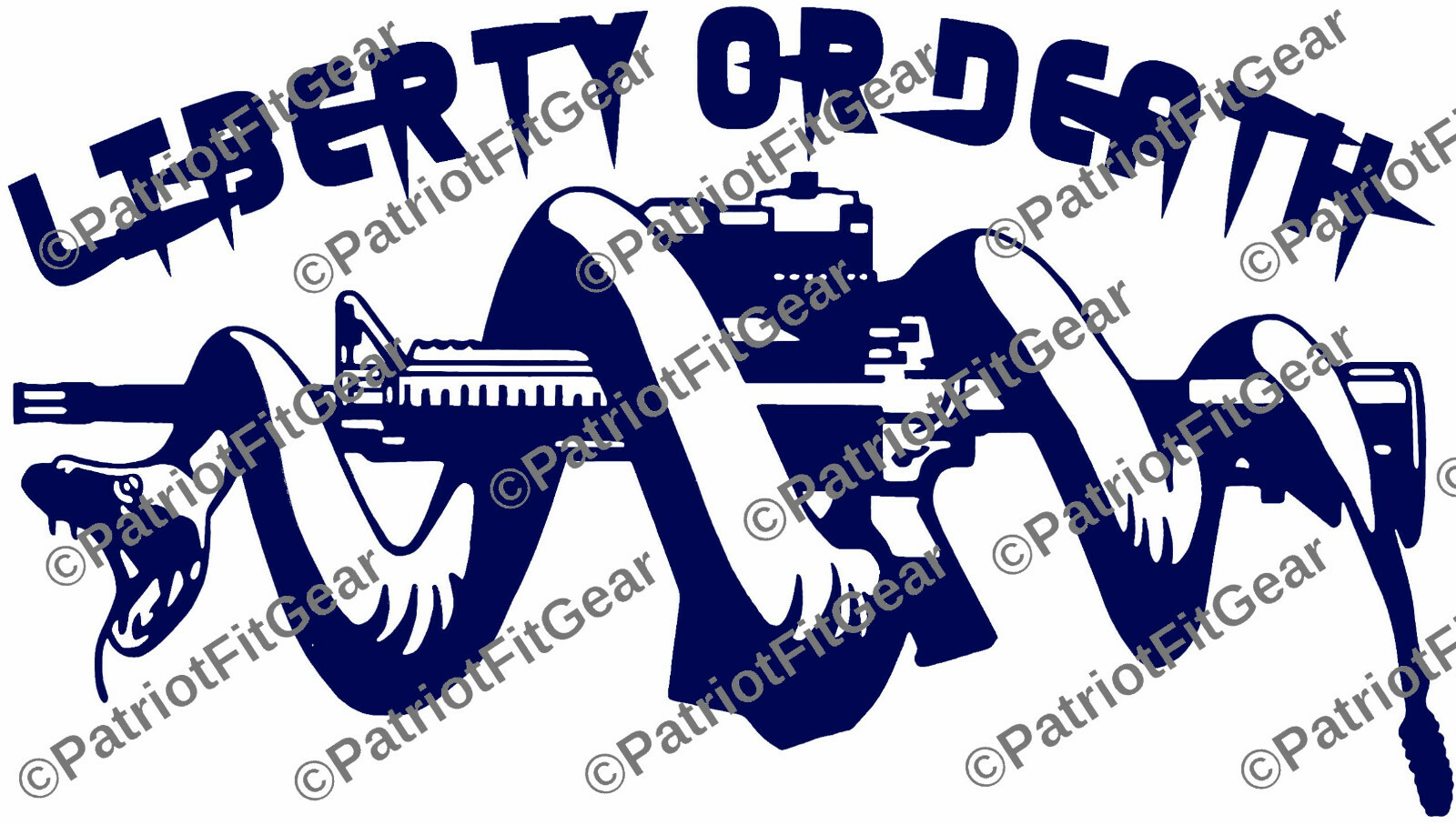 Liberty Or Death,8″x4.5″,Second Amendment,2A,Molon Labe,Snake Coiled,Vinyl Decal
