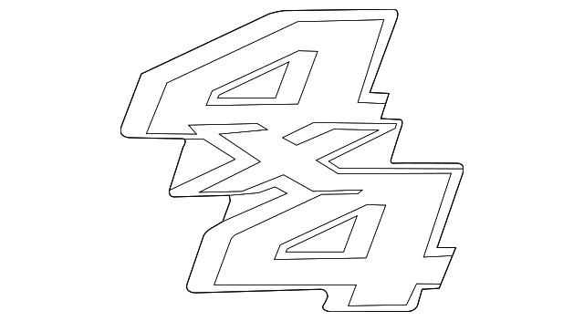 Genuine Ford Truck Bed Decal BC3Z-9925622-AB