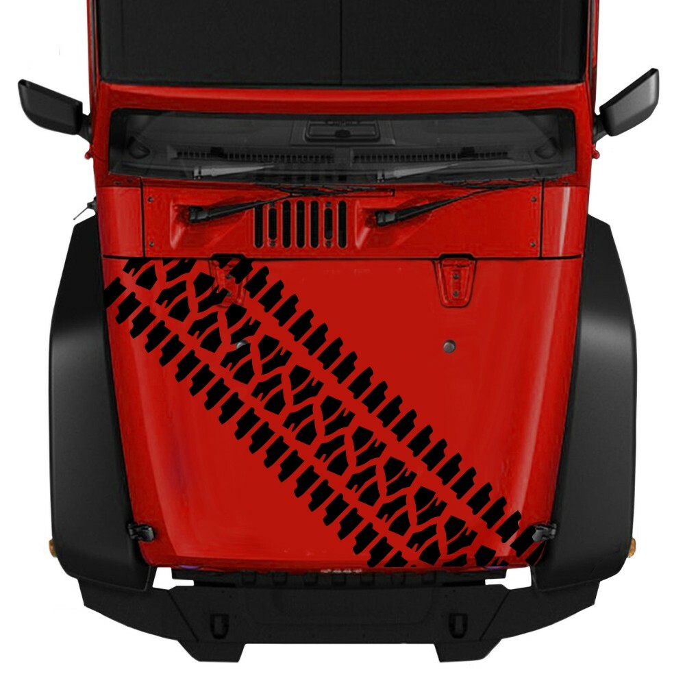 Tire Tread Graphics Sticker Fit for Truck Hood Body Side Door Fender Vinyl Decal
