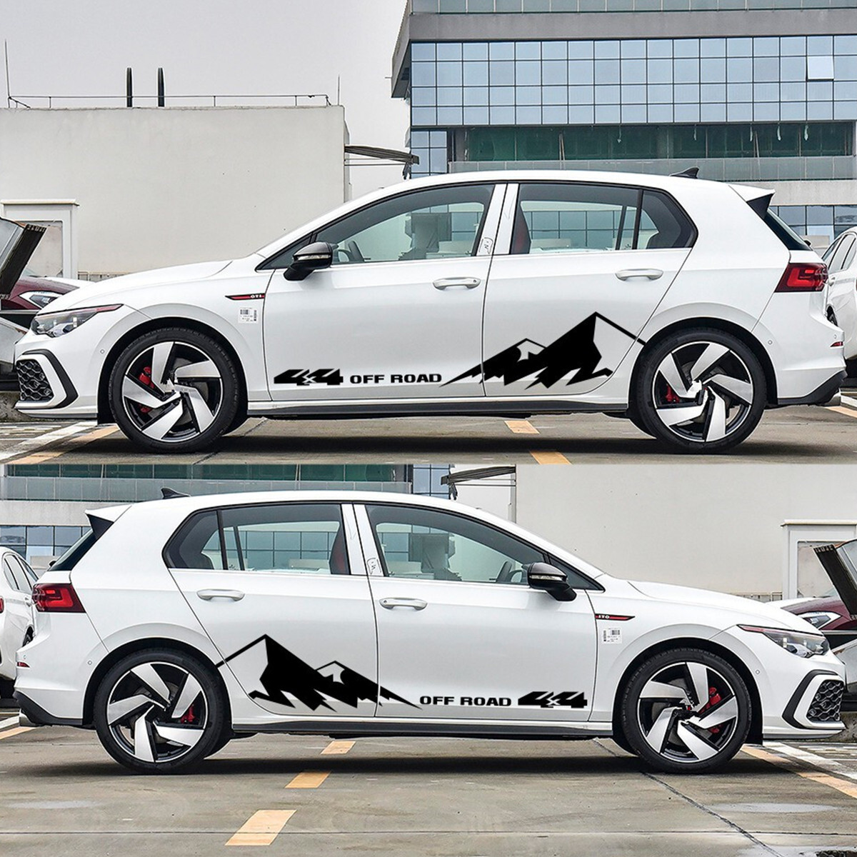 Car Body Side Fender Stickers Off Road Mountain Graphics DIY Decals Accessories