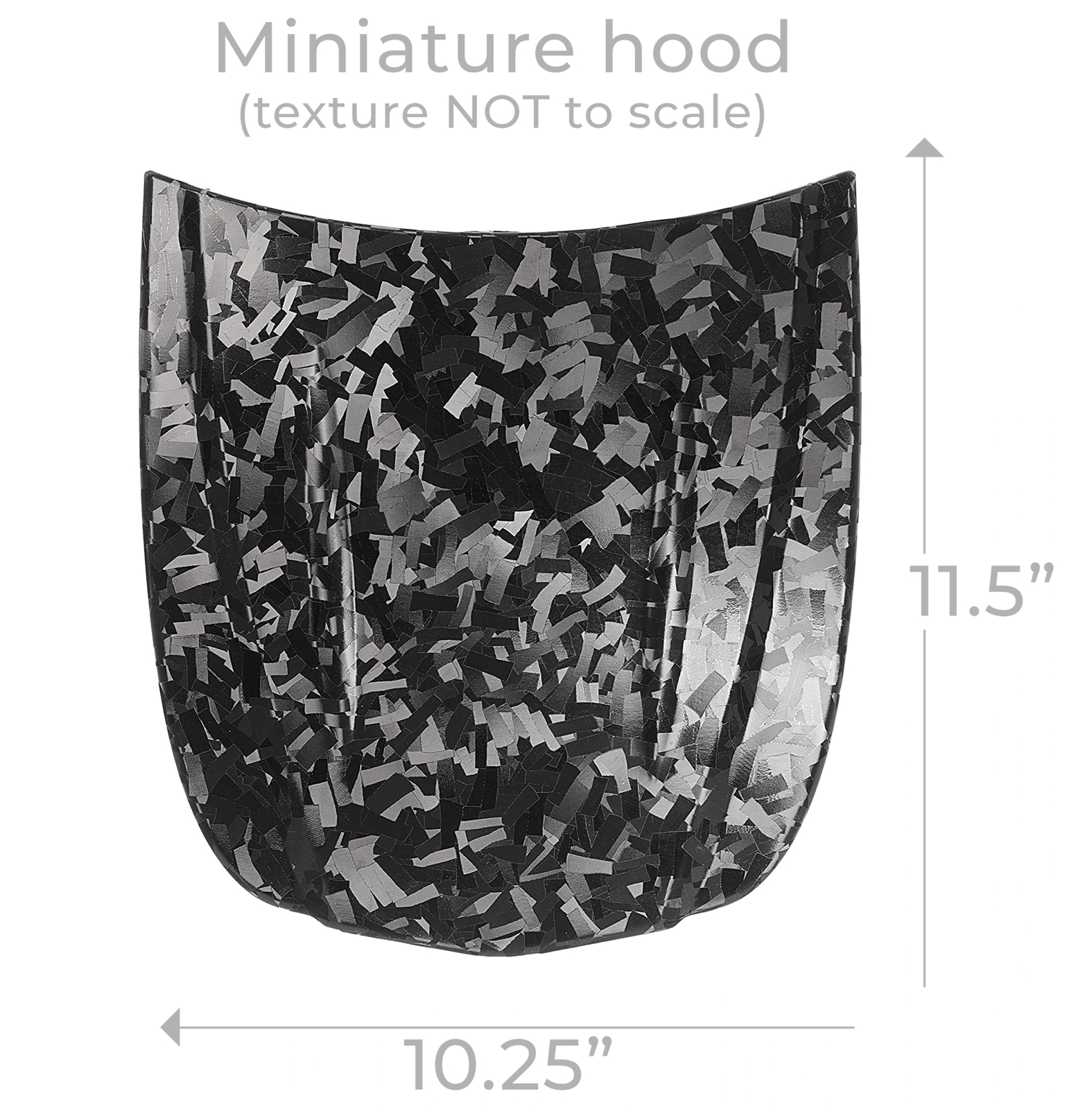 VVivid 2022 VVivid+ Black Forged Carbon (Confetti) Vinyl Car Wrap Film | V484