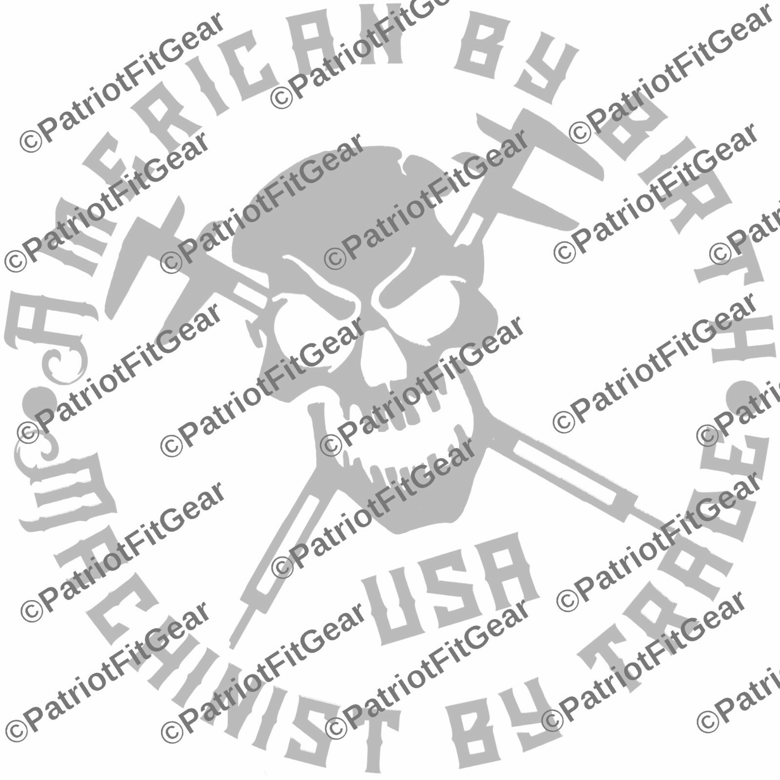 Machinist,American By Birth,Machinist By Trade,Calipers,CNC,Skull,Vinyl Decal