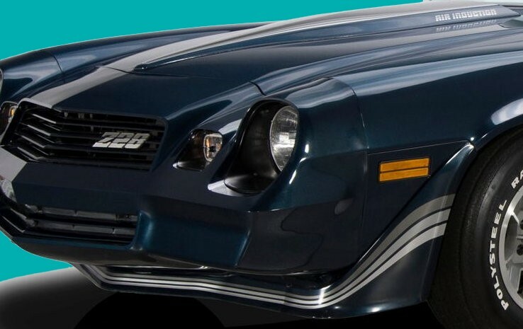 1980 1981 Camaro Z28 Emblems Grill & Fuel Door Emblems Kit 2 Pieces