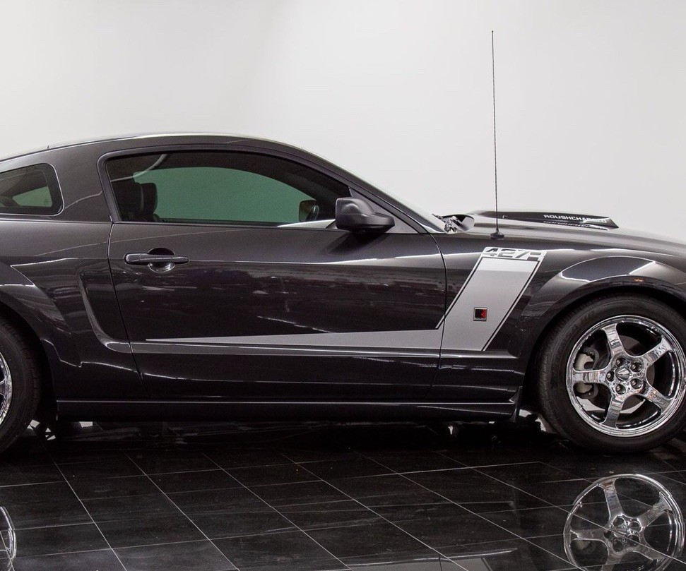 OEM 2007 ROUSH 427R COUPE SIDE GRAPHIC DECALS NEW 2PC SET FITS MUSTANG ORACLE