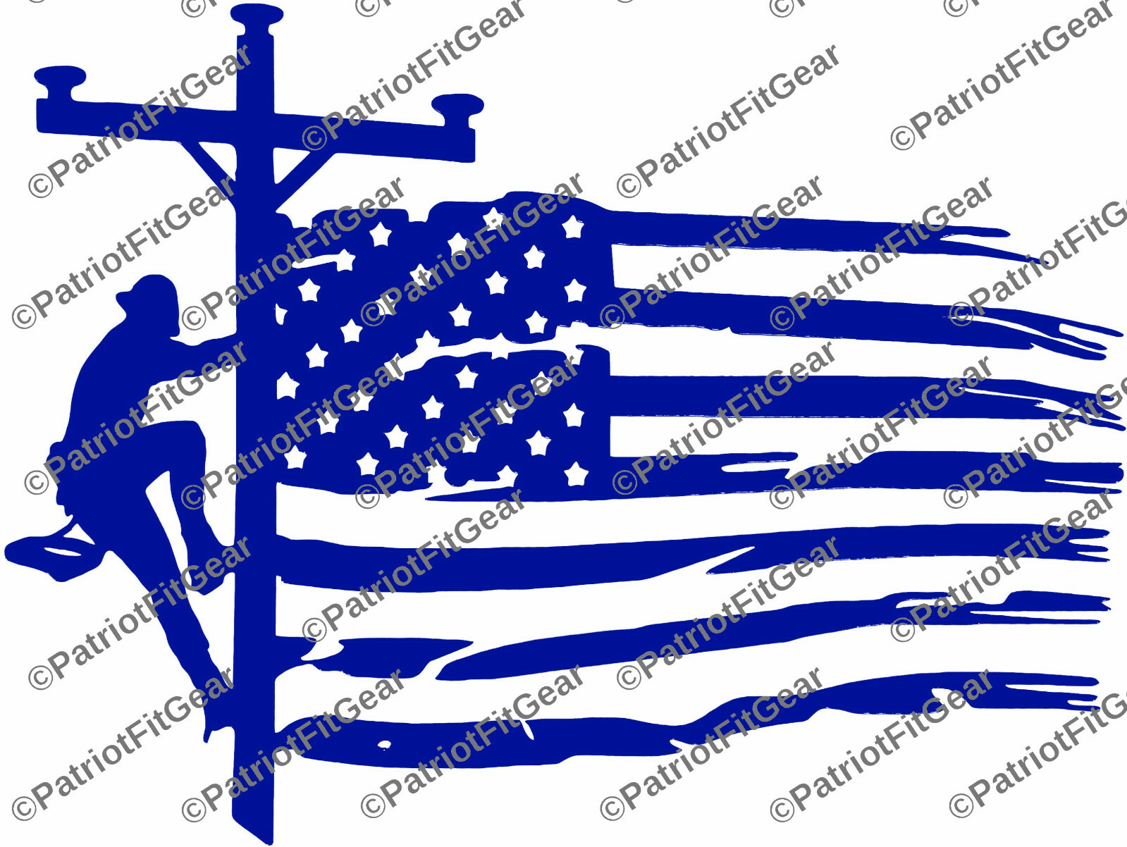 Lineman life,Line Work,Lineman,Got Power Thank A Lineman,Flag,vinyl decal