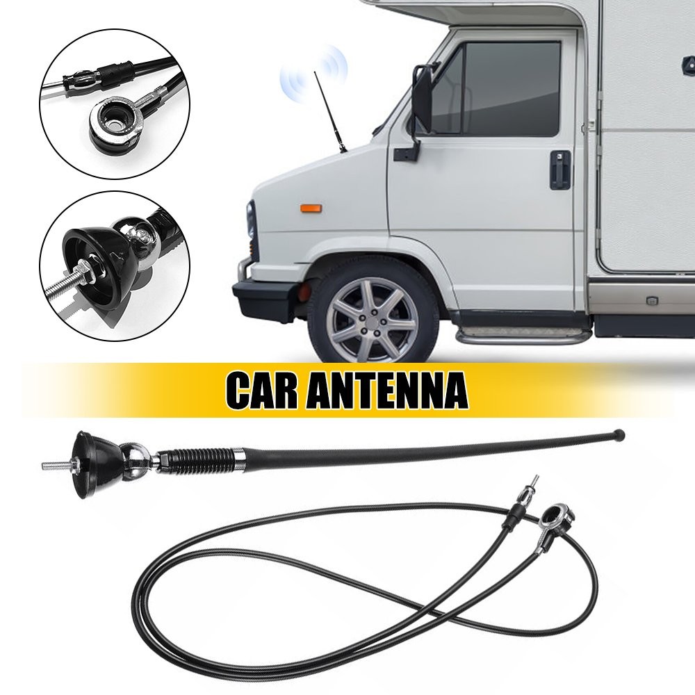 16″ Roof Fender Car Auto Stereo FM & AM Radio Amplified Signal Antenna Un A