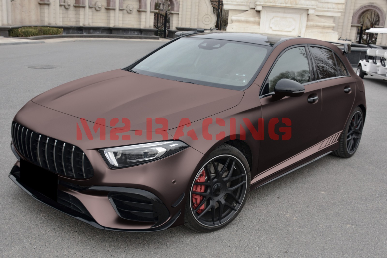 Matte Metallic Flame Brown TPU PPF Paint Protection Film Dry Wet Auto Vinyl Wrap