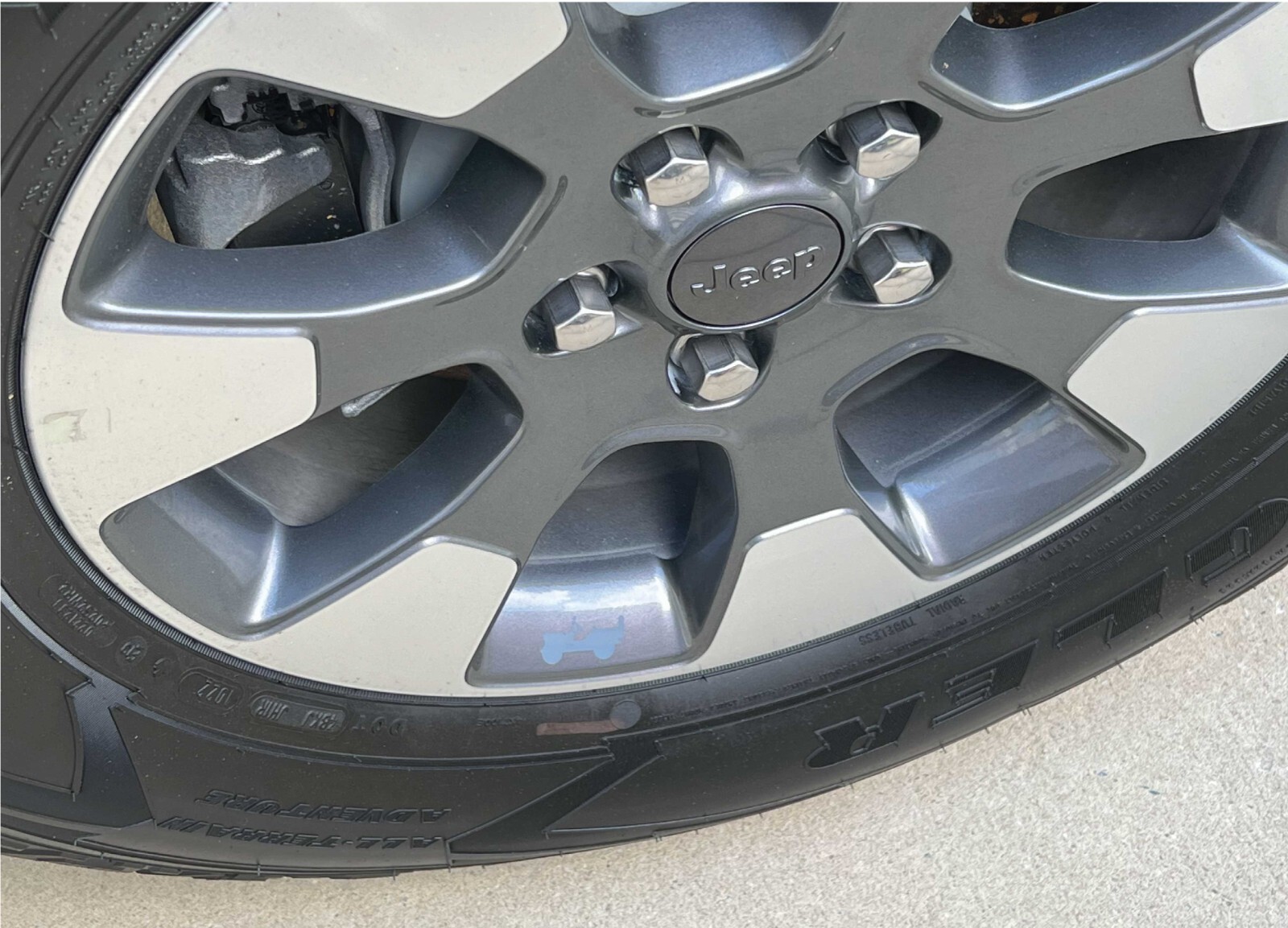 (5) WHEEL OR WHEREVER LOGO Decals YOU PICK SIZE AND COLOR