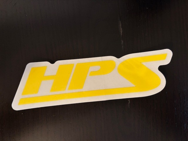 HPS Performance Logo YELLOW 6″X1.5″ Car SUV Truck Window Door Vinyl Stickers