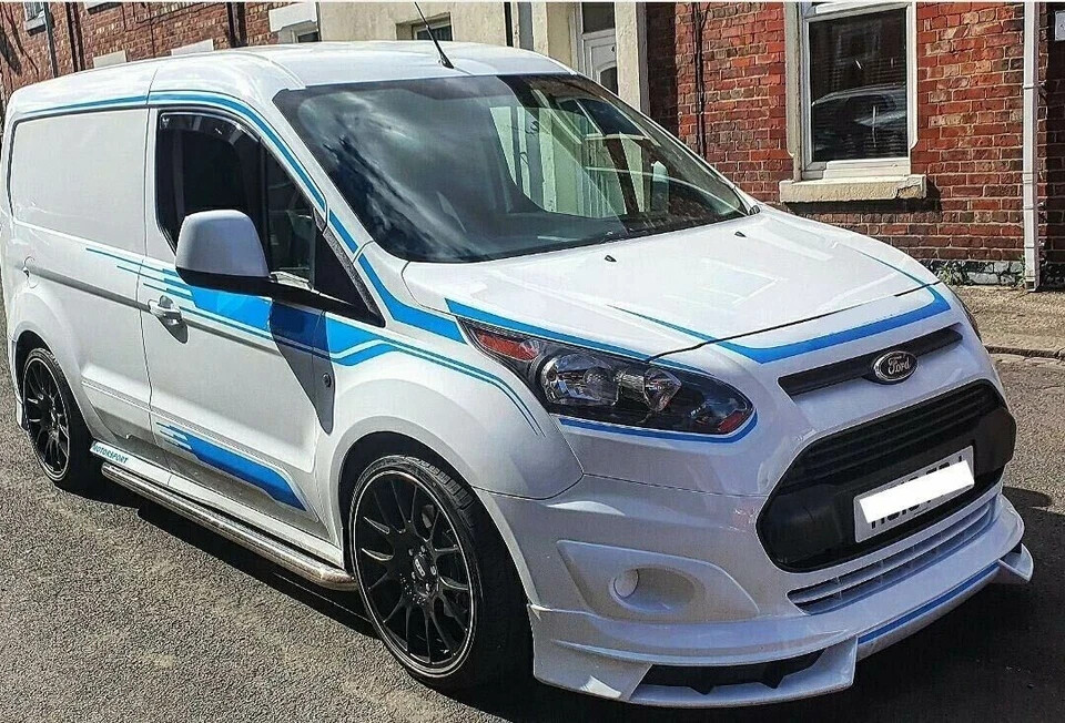 Ford Transit Connect Racing Stripes Graphics Kit Decals Stickers Any Logo