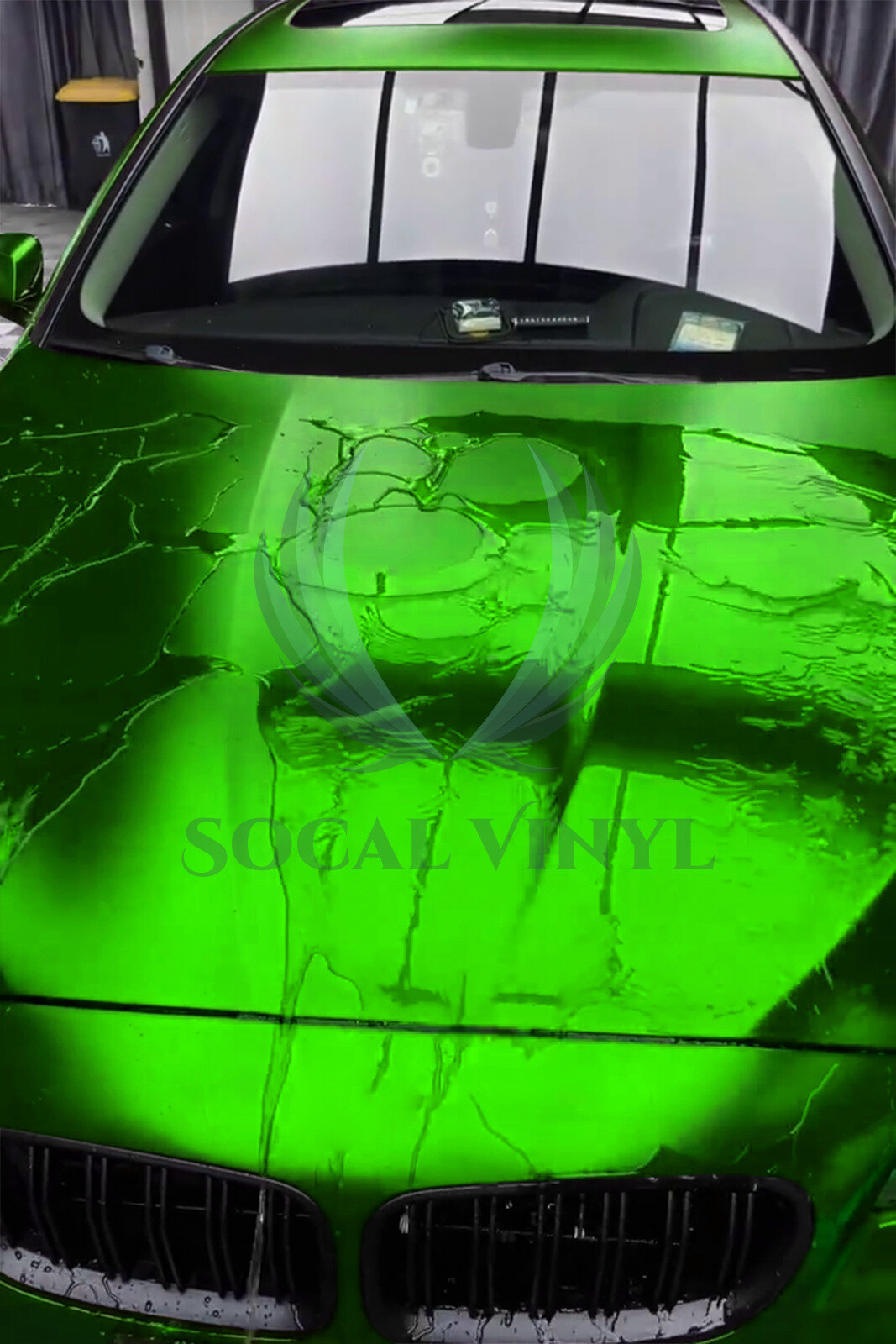 ESSMO PET Romance Chrome Beast Green Auto Car Vehicle Vinyl Wrap Decal Sticker