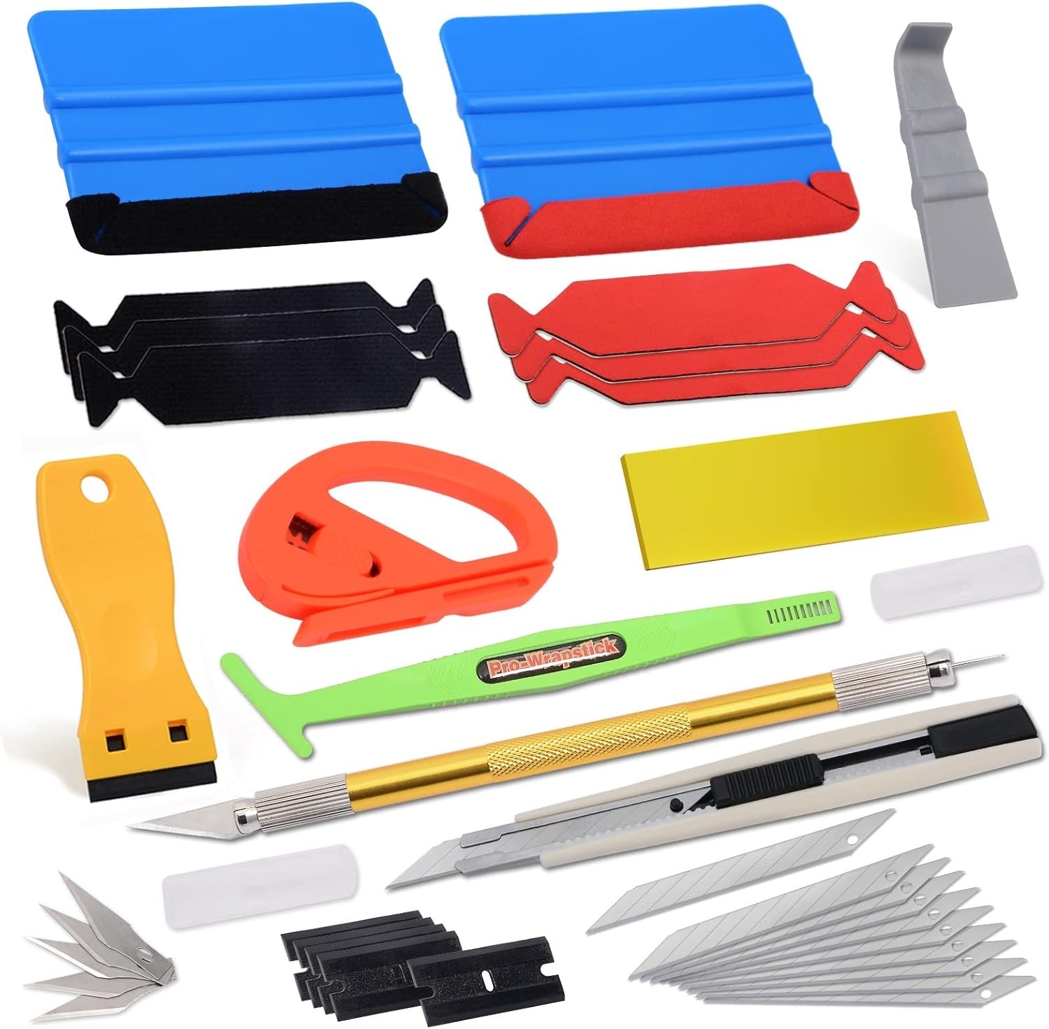 PPF Installation Kit Car Vinyl Wrap Tools Window Tint Squeegee Film Cutter Knife