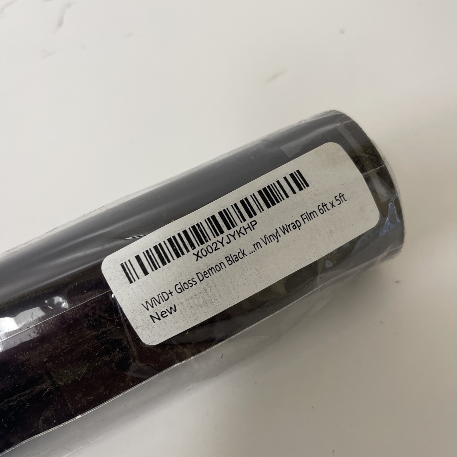 VViViD+ Gloss Demon Black Premium Vinyl Wrap Film 6ft x 5ft New