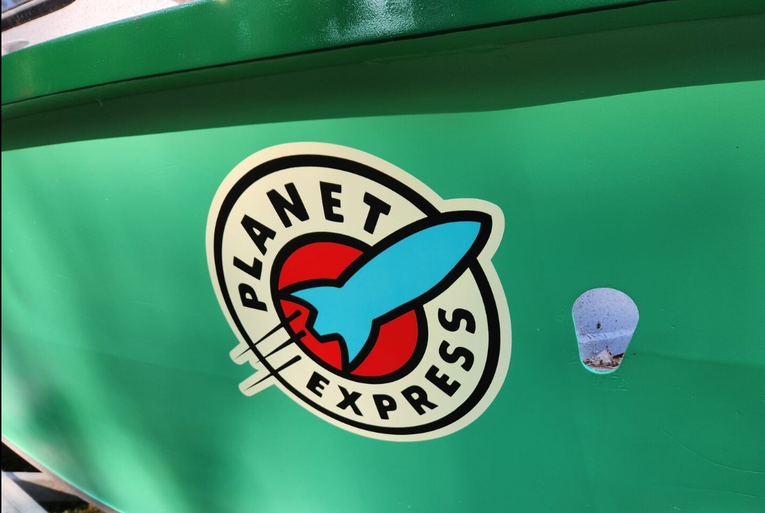 FUTURAMA PLANET EXPRESS LOGO DECAL STICKER 3M USA TRUCK VEHICLE WINDOW WALL CAR