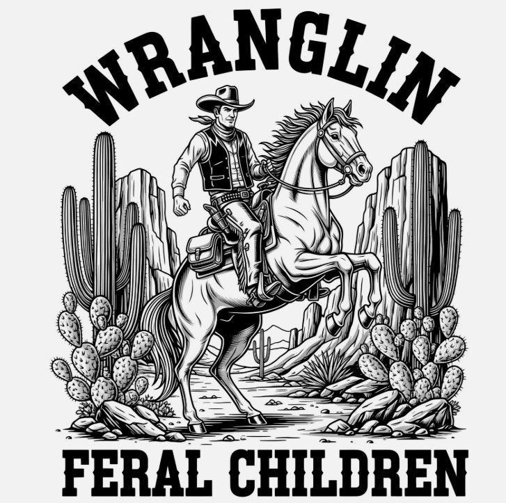 Feral Children Phone Sticker (2 Inch) Waterproof Adhesive Peel & Stick