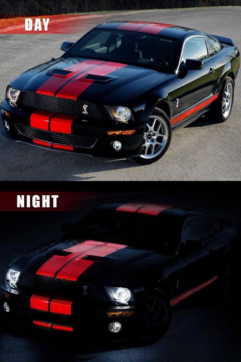 1.5ft x 48 Inch Reflective Red Vinyl Car Wrap Film Easy to Install No-Mess