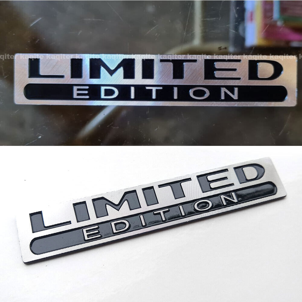 3D Limited Edition Logo Car Chrome Emblem Badge Metal Decal Sticker Accessories