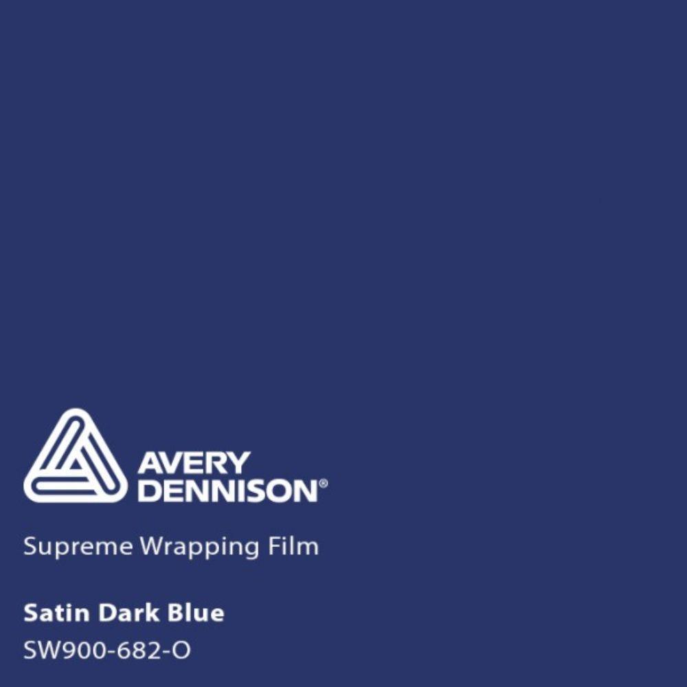 Avery Dennison SW900 Supreme Satin Dark Blue Vinyl Car Wrap Film | 682-O