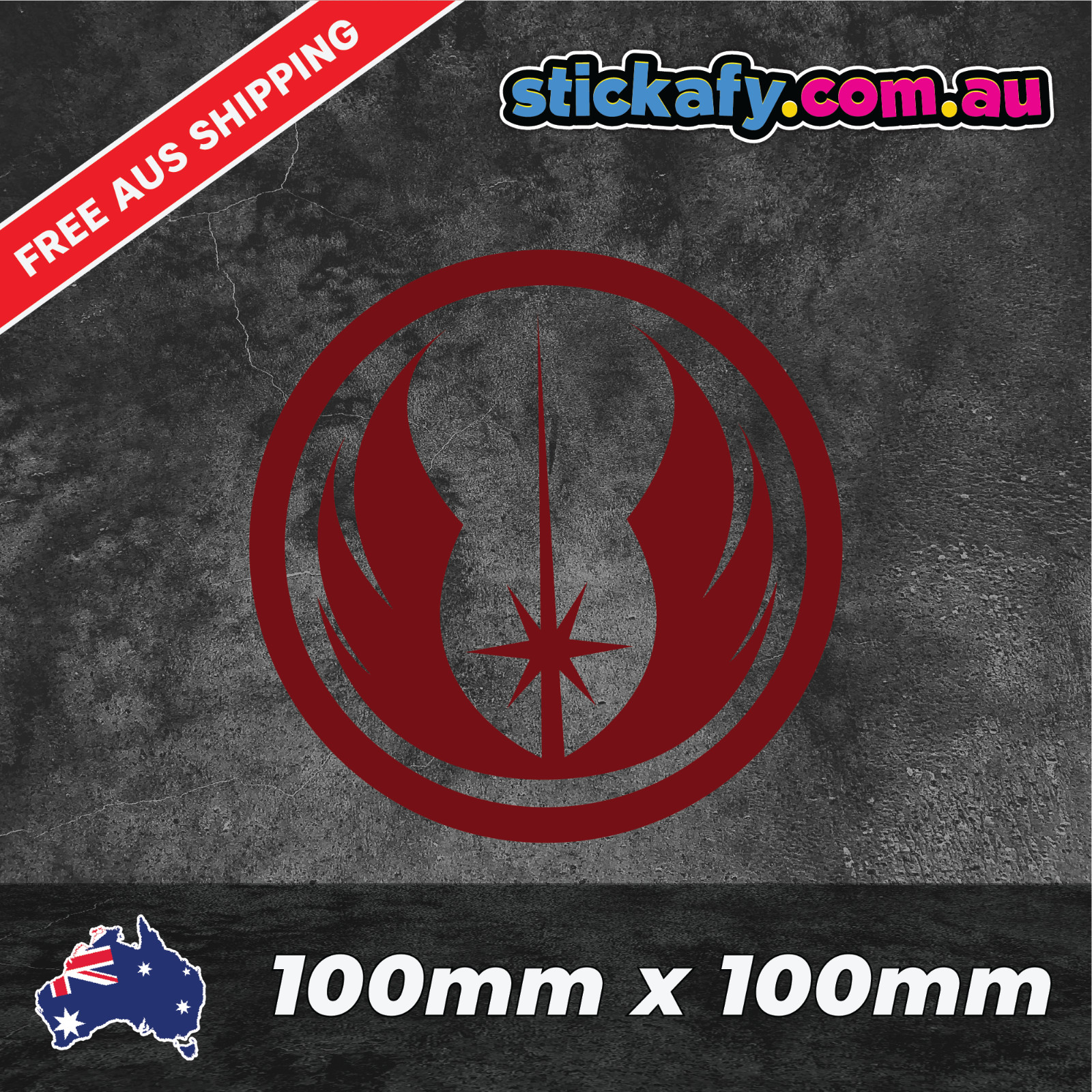 Jedi Order Decal Sticker Funny Laptop Car Window Bumper 4×4 Ute Sticker starwars