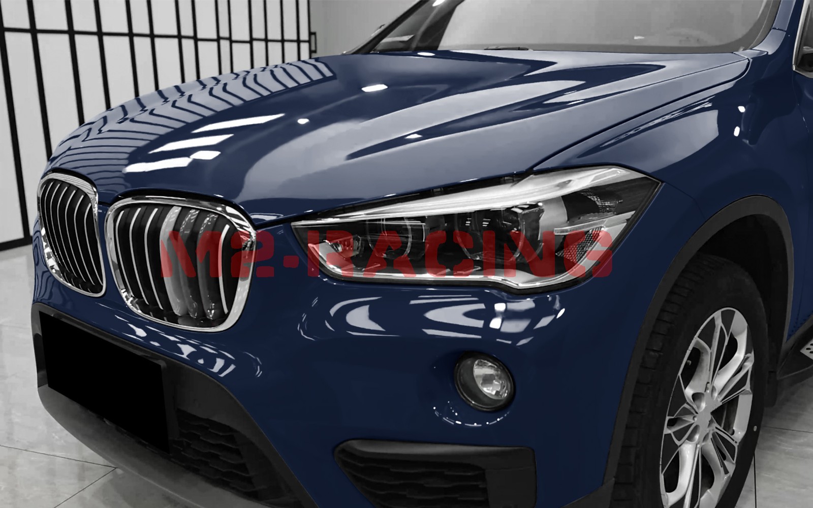 ESSMO PET Super Gloss Midnight Blue Vehicle Vinyl Wrap Decal Sheet Like Paint