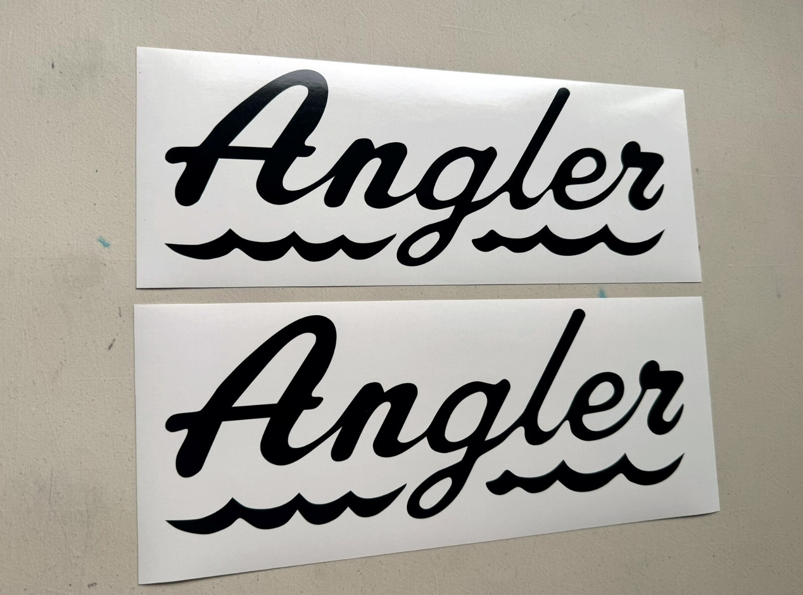 Angler Lund Boat Decals SET OF 2 Vinyl Decal Stickers