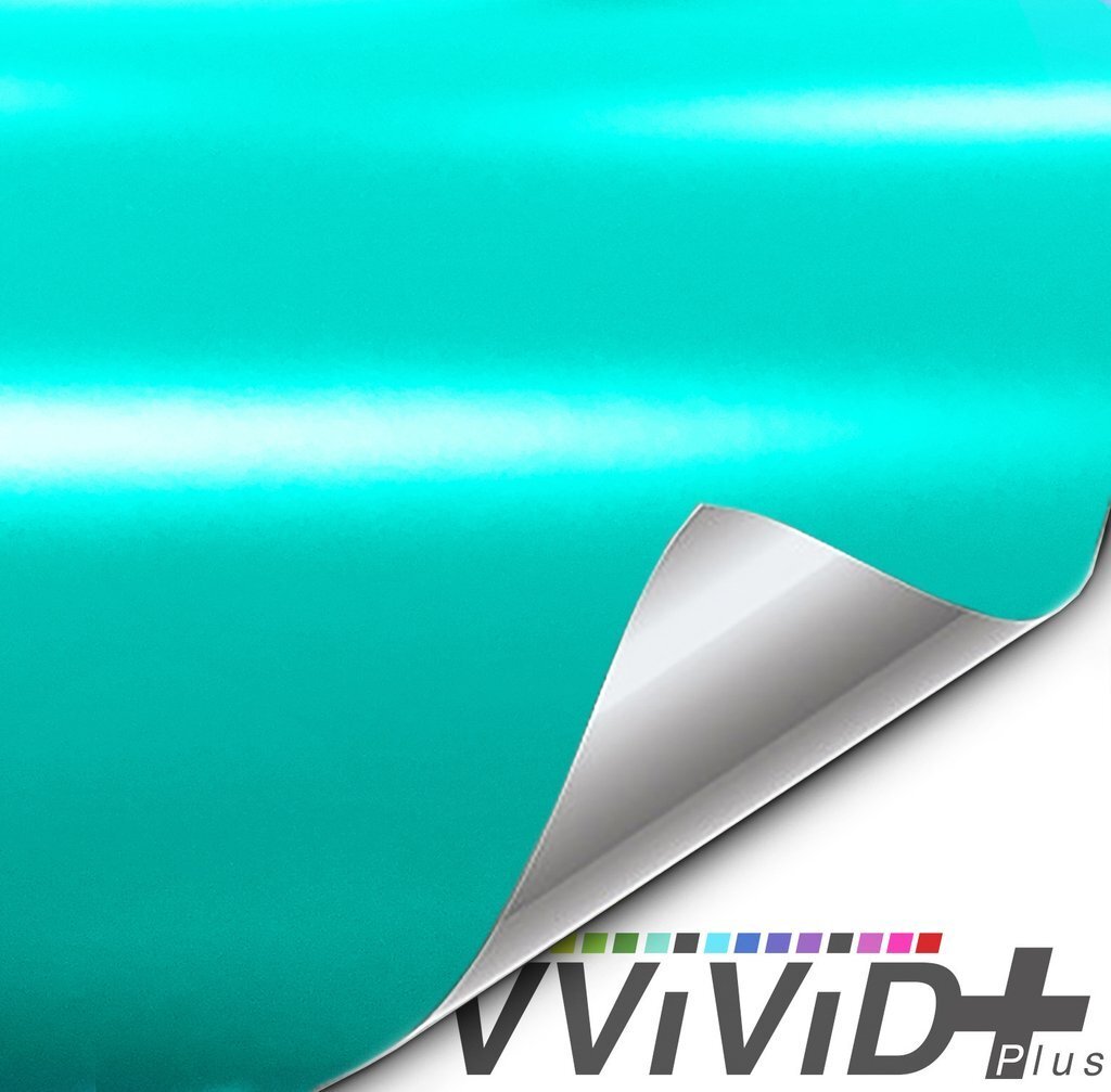 VVivid 2020 VVivid+ Matte Miami Teal Vinyl Car Wrap Film | V214