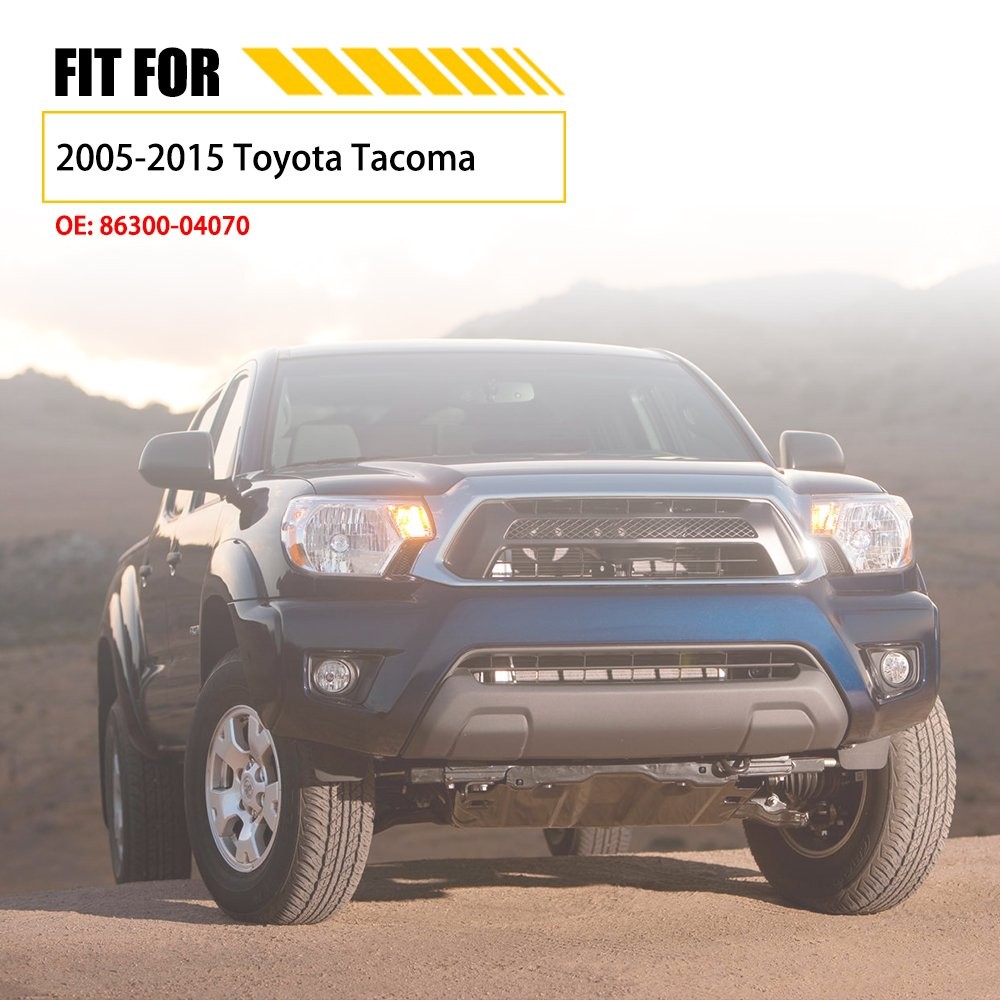 For 2005-2015 Toyota Tacoma Manual Antenna Base Assembly with Holder 86300-04070