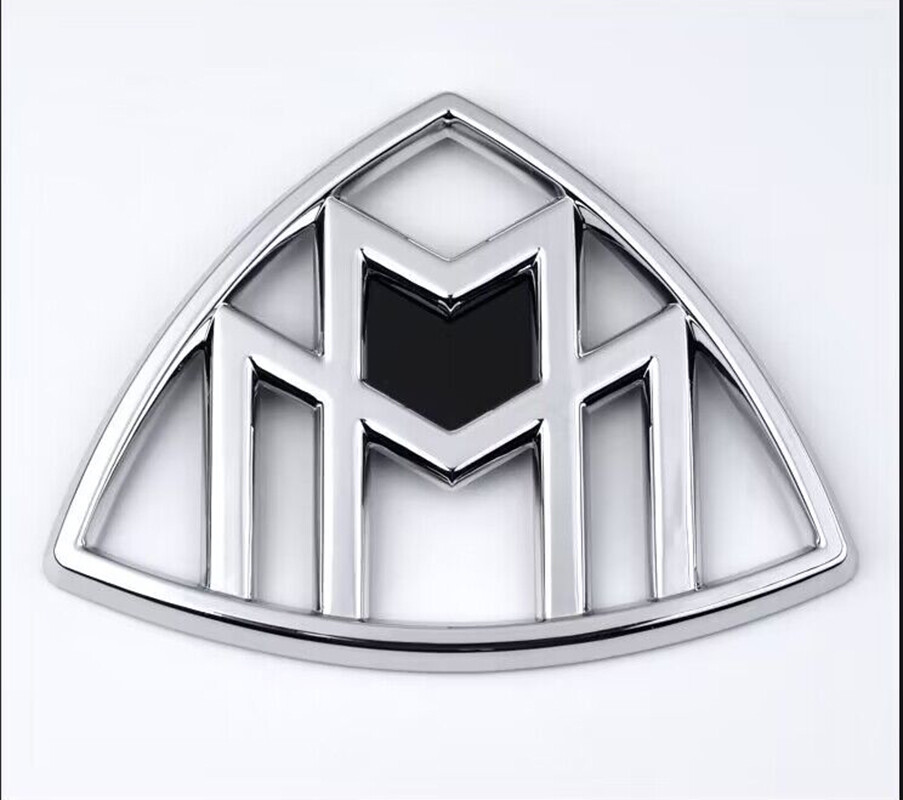 4pcs Silver Maybach set Fender Side Rear Trunk Emblems Badge For S-Class W222