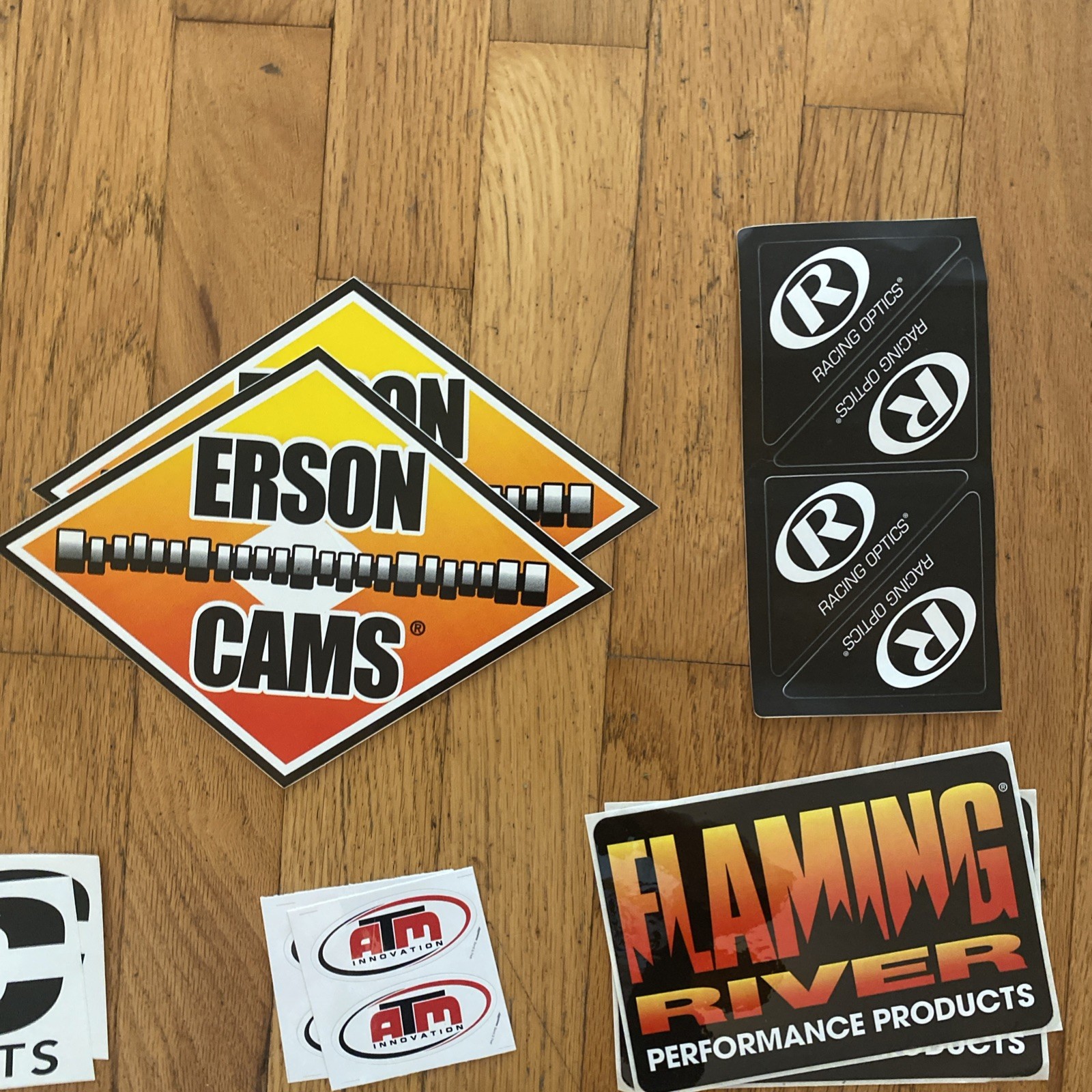 24 decals stickers pack bag drag, dirt car racing nhra, toolbox, hard hat,lunch
